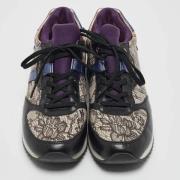 Dolce & Gabbana Pre-owned Pre-owned Tyg sneakers Multicolor, Dam