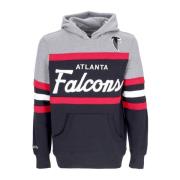 Mitchell & Ness Atlanta Falcons NFL Headcoach Hoodie Svart Black, Herr