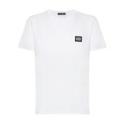 Dolce & Gabbana Vita Bomull T-shirts och Polos White, Herr