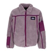 HUF Lila Sherpa Jacka med Meshfoder Purple, Herr