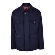 Baracuta Ullblandning Kashmir Jacka Blue, Herr