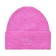 Lollys Laundry Neon Pink Beanie Tillbehör Pink, Dam