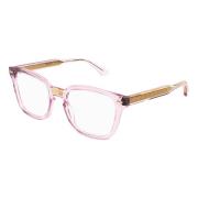 Gucci Stiliga Glasögon i Brun Pink, Unisex