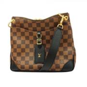 Louis Vuitton Vintage Pre-owned Tyg axelremsvskor Black, Dam