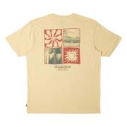 Billabong Twin Fins T-shirt Beige, Herr