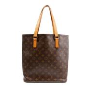 Louis Vuitton Vintage Pre-owned Canvas axelremsvskor Brown, Dam