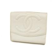 Chanel Vintage Pre-owned Laeder plnbcker White, Dam