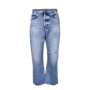 Haikure Straight Jeans Blue, Herr