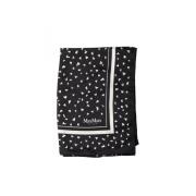 Max Mara Sidenscarf Elegant Design Black, Unisex