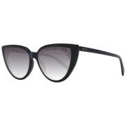 Emilio Pucci Svart Cat Eye Solglasögon Gradient Linser Black, Dam