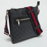 Gucci Vintage Pre-owned Canvas gucci-vskor Black, Dam