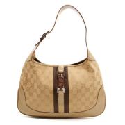 Gucci Vintage Pre-owned Canvas handvskor Beige, Dam