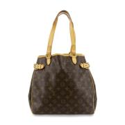 Louis Vuitton Vintage Pre-owned Canvas axelremsvskor Brown, Dam