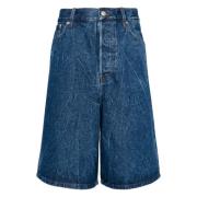 Dries Van Noten Pinot Snygga Shorts för Män Blue, Herr