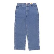 Timberland Bomull Hamp Snickarstil Jeans Blue, Herr