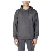 Fila Oversized Hoody Vår/Sommar Kollektion Gray, Herr