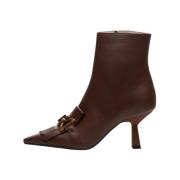 Poche Paris Ankelboots Brown, Dam