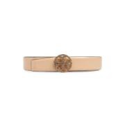 Tory Burch Kristallutsmyckat Beige Bälte Beige, Dam