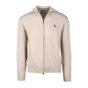 North Sails Sweatshirt med Sweatshirt med dragkedja Beige, Herr