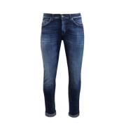 Dondup Blå Skinny Fit Stretch Denim Jeans Blue, Herr