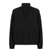 Alexander Wang Svart Jacka med Tratt Hals Vattenavvisande Black, Dam