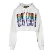 Gucci Bomulls Sweatshirt White, Dam