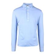 Filippo De Laurentiis Bomull Polo Tröja Blue, Herr