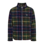 Barbour Sherpa Jacka med Tartan Motiv Multicolor, Herr