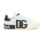 Dolce & Gabbana Vita låga sneakers med logotyp Multicolor, Herr