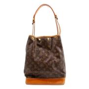 Louis Vuitton Vintage Pre-owned Canvas axelremsvskor Brown, Dam