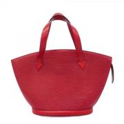 Louis Vuitton Vintage Pre-owned Linne axelremsvskor Red, Dam