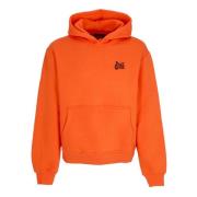 Dolly Noire Röd Cyber Hoodie med Framficka Orange, Herr