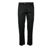 White Sand Bomull Elastan Pantalone Black, Herr