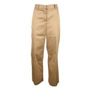 Kaos Bomulls Casual Byxor Brown, Dam