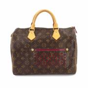 Louis Vuitton Vintage Pre-owned Canvas handvskor Brown, Dam