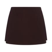 Ermanno Scervino Brun Kjol-Shorts i Viskosblandning Brown, Dam