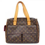 Louis Vuitton Vintage Pre-owned Tyg louis-vuitton-vskor Brown, Dam