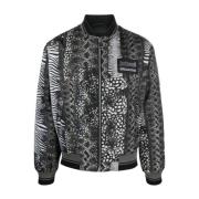 Just Cavalli Bomber Jackets Black, Herr