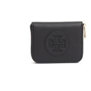 Tory Burch Svart dragkedja plånbok Black, Dam