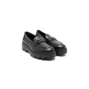 Twinset Svarta Moccasins för Flickor Black, Dam