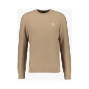 Hugo Boss Anion Stickad Tröja Regular Fit Brown, Herr