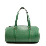 Louis Vuitton Vintage Pre-owned Tyg axelremsvskor Green, Dam