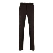 PT Torino Slim Brun Twill Byxor Brown, Herr