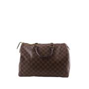 Louis Vuitton Vintage Pre-owned Laeder handvskor Brown, Dam