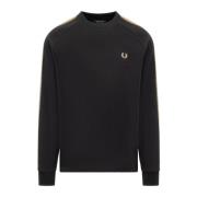 Fred Perry Klassiskt Logosweatshirt Black, Herr