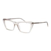 Saint Laurent Mica Tunna Optiska Glasögon Beige, Dam