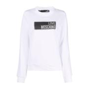 Love Moschino Tränings T-shirt White, Dam