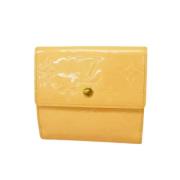 Louis Vuitton Vintage Pre-owned Laeder plnbcker Yellow, Dam