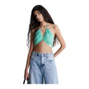 Calvin Klein Jeans Ärmlös Topp Green, Dam