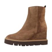 Alpe Stiliga Wedges Sidney Stövlar Brown, Dam